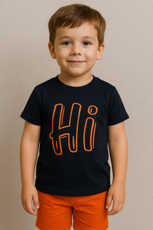 Hi Kids T-Shirt and Shorts Set