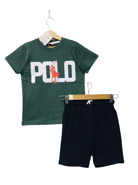 Polo Shirt & Shorts Set